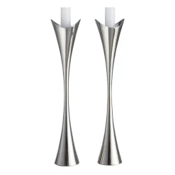 Nambe Candles|11" Curve Candlesticks