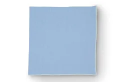 TriChi Design Place Settings & Linens|Air Blue Napkin with White Small Trim, Set of 4