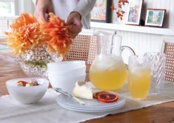 Mariposa Dinnerware|Alabaster White Dessert Plate, Set of 4