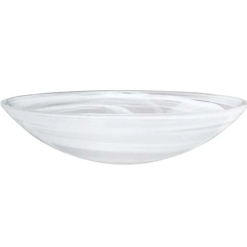 Mariposa Dinnerware|Alabaster White Serving Bowl