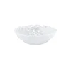 Mariposa Dinnerware|Alabaster White Small Scallop Rim Bowl, Set of 4