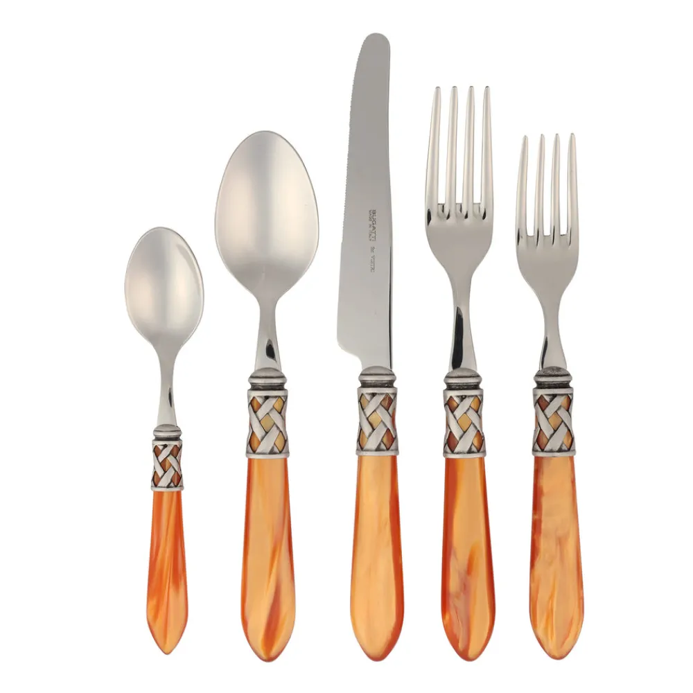 VIETRI Dinnerware|Aladdin Antique Honey Five, Piece Place Setting