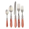 VIETRI Dinnerware|Aladdin Brilliant Rust Five, Piece Place Setting