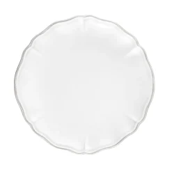 Costa Nova Dinnerware|Alentejo Collection Salad Plates in White, Set of 6