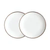 Twig NY Dinnerware|Alex Gold Set of 2, 6-1/2" Bread/Canape Plates
