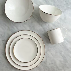 Twig NY Dinnerware|Alex Gold Set of 2, 8" Salad / Dessert Plate