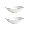 Twig NY Dinnerware|Alex Gold Set of 2, 8" Soup / Pasta Bowl