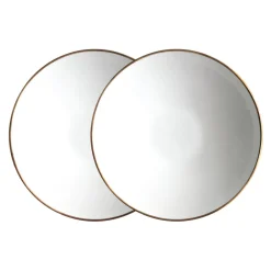 Twig NY Dinnerware|Alex Gold Set of 2, 8" Soup / Pasta Bowl