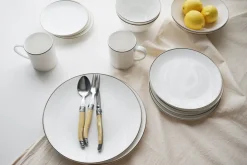 Twig NY Dinnerware|Alex Platinum Set of 2, 6-1/2