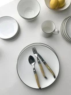 Twig NY Dinnerware|Alex Platinum Set of 2, 6