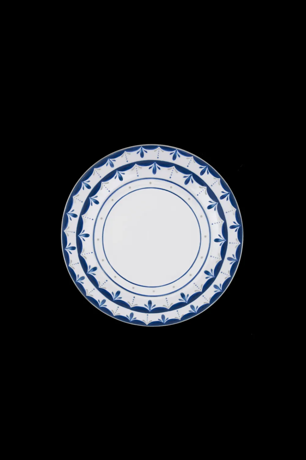 Molecot Dinnerware|Alhambra Blue Soup & Pasta Plate