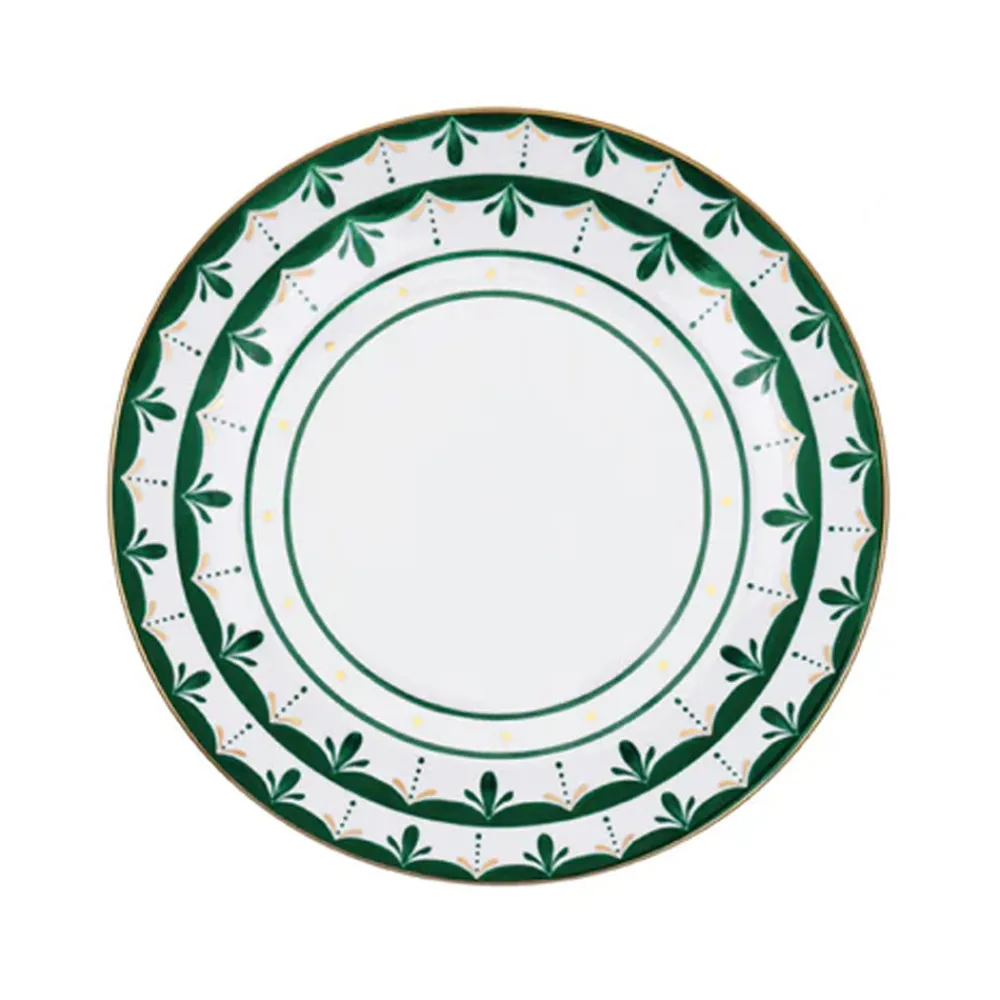 Molecot Dinnerware|Alhambra Green Dessert Plate