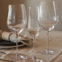 Costa Nova Glassware|Alice Collection Wine Glasses 17 fl oz in Clear, Set of 6
