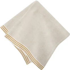 Caravan Place Settings & Linens|Alsace Natural Napkins in Natural & Mustard, Set of 4
