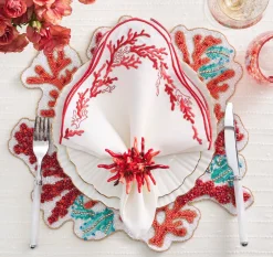 Kim Seybert Place Settings & Linens|Amalfi Napkin Ring, Set of 4 in a Gift Box