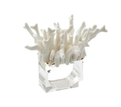 Kim Seybert Place Settings & Linens|Amalfi Napkin Ring, Set of 4 in a Gift Box