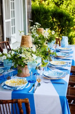 VIETRI Dinnerware|Amalfitana Stripe Dinner Plate