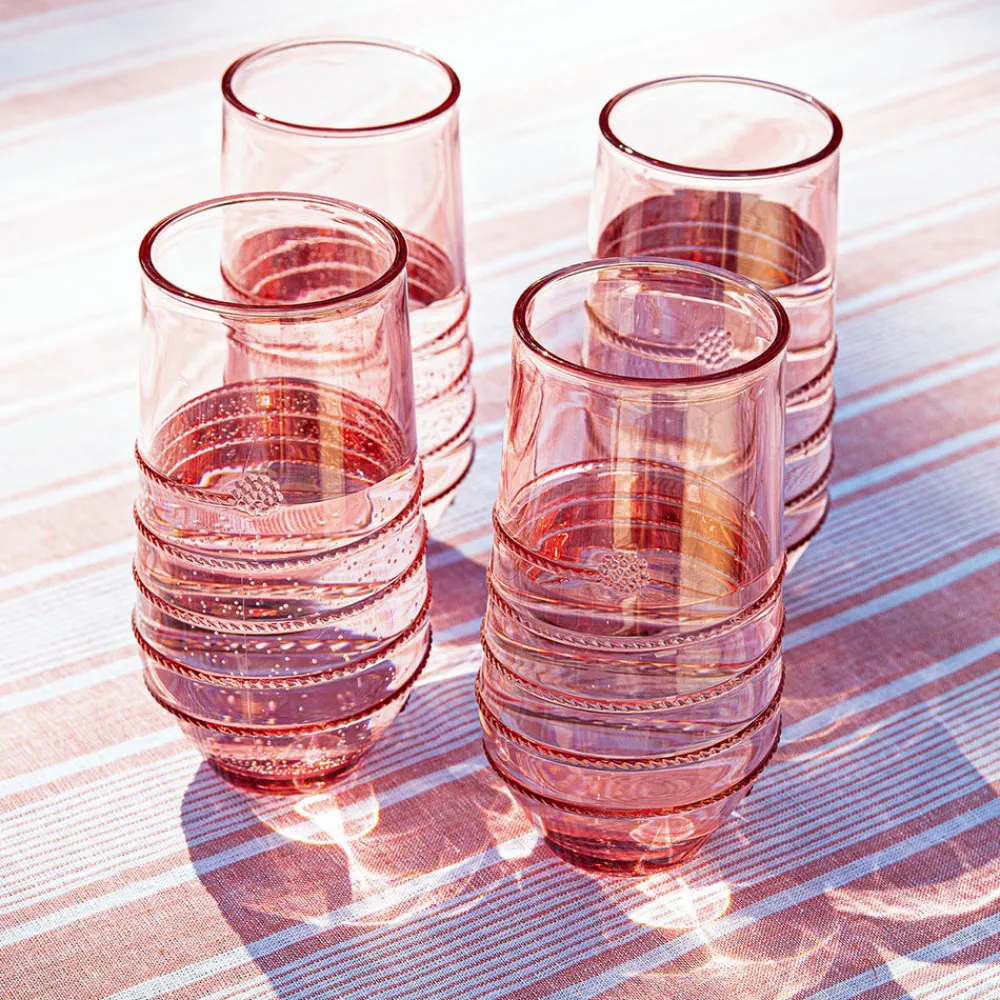 Juliska Glassware|Amalia Acrylic Large Tumbler in Coral