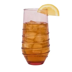 Juliska Glassware|Amalia Acrylic Large Tumbler in Coral