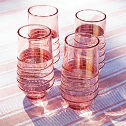 Juliska Glassware|Amalia Acrylic Large Tumbler in Coral