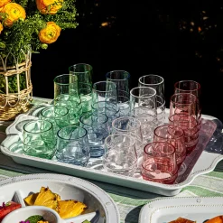 Juliska Glassware|Amalia Acrylic Large Tumbler in Seagrass