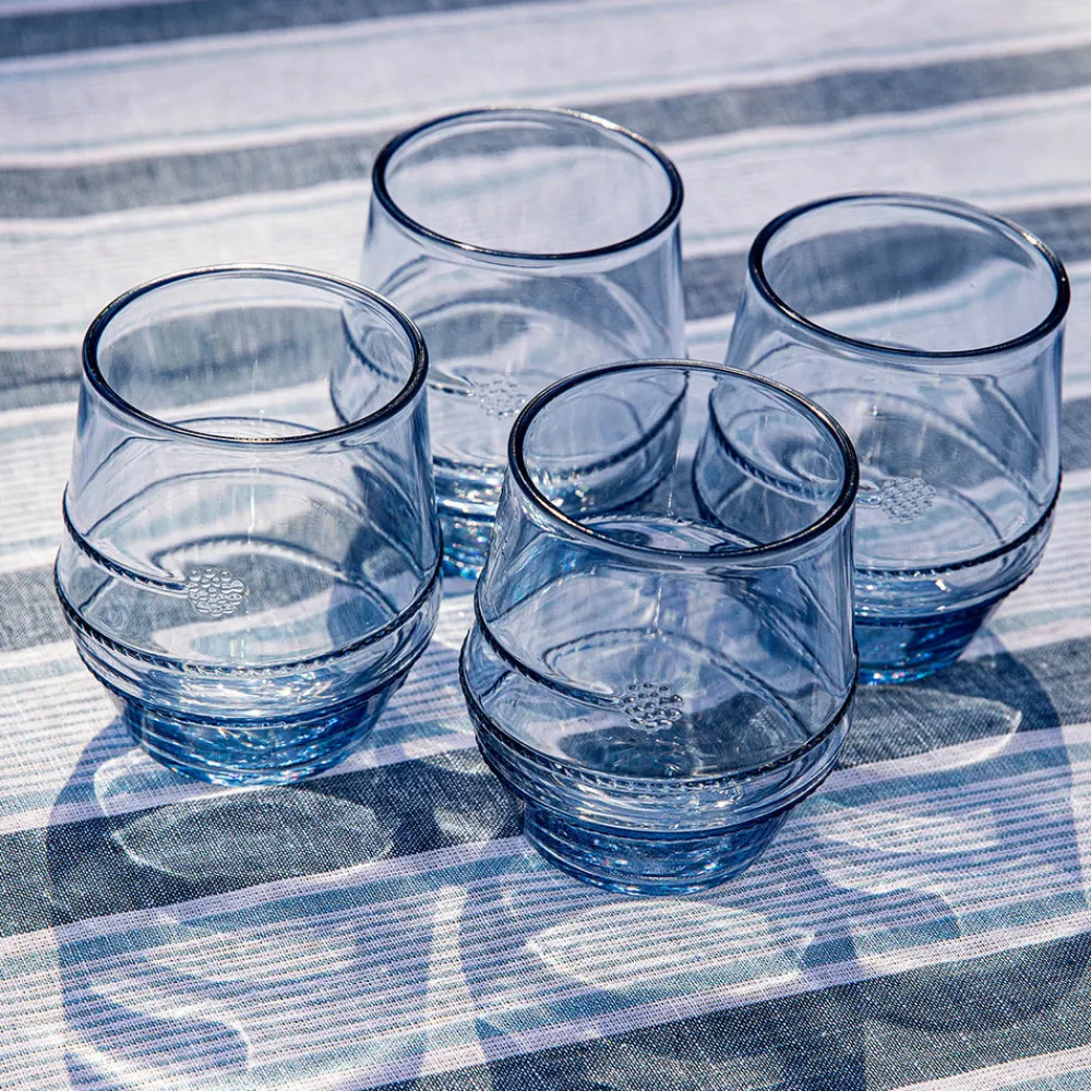 Juliska Glassware|Amalia Acrylic Small Tumbler in Ocean