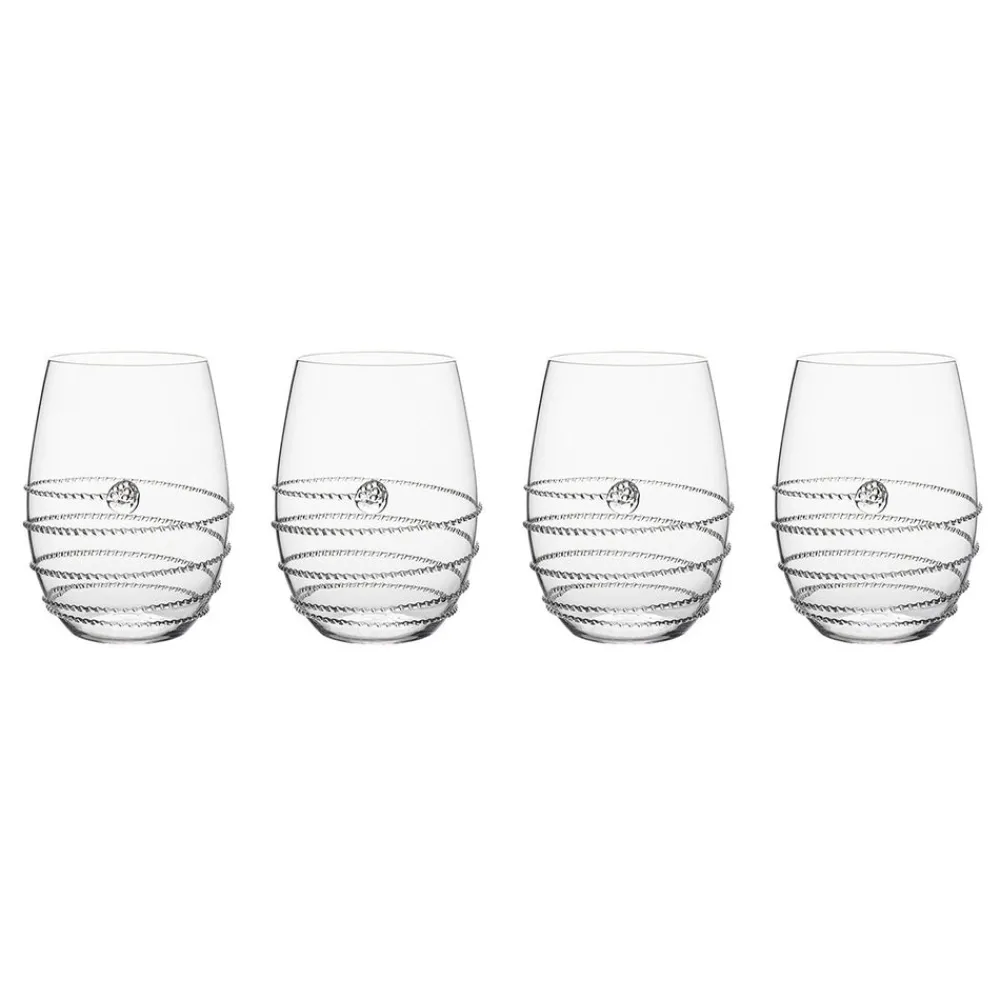 Juliska Glassware|Amalia Stemless White Wine, Set of 4