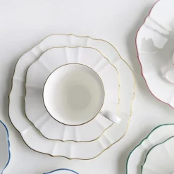 Twig NY Dinnerware|Amelie Brushed Gold Bread and Butter Plate