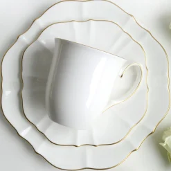 Twig NY Dinnerware|Amelie Brushed Gold Bread and Butter Plate