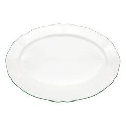 Twig NY Dinnerware|Amelie Forest Green 14" Oval Platter