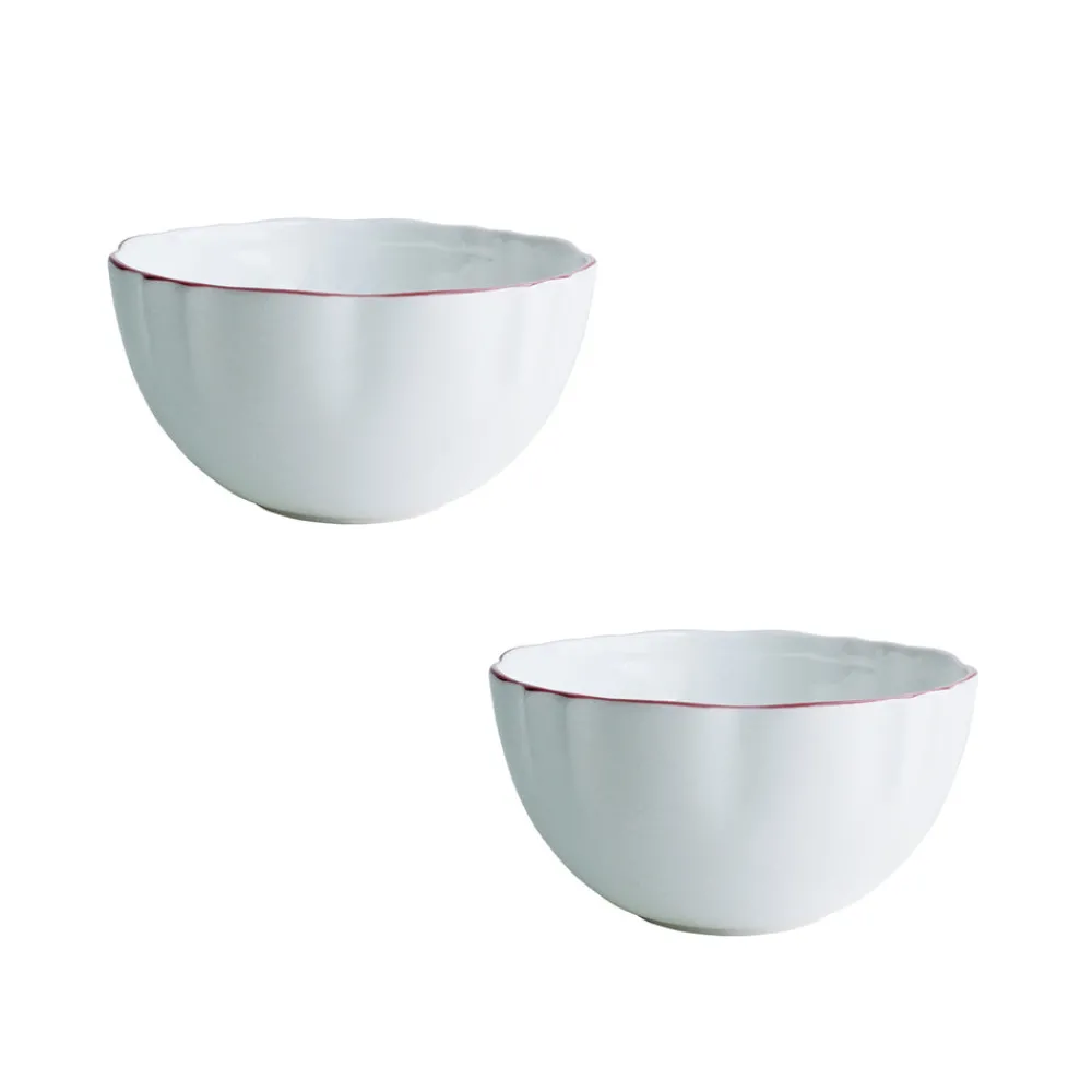 Twig NY Dinnerware|Amelie Roseate Set of 2, Fruit, Nut & Rice Bowls