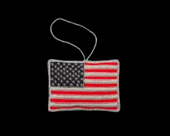 Henry Handwork Place Settings & Linens|American Flag Ornament