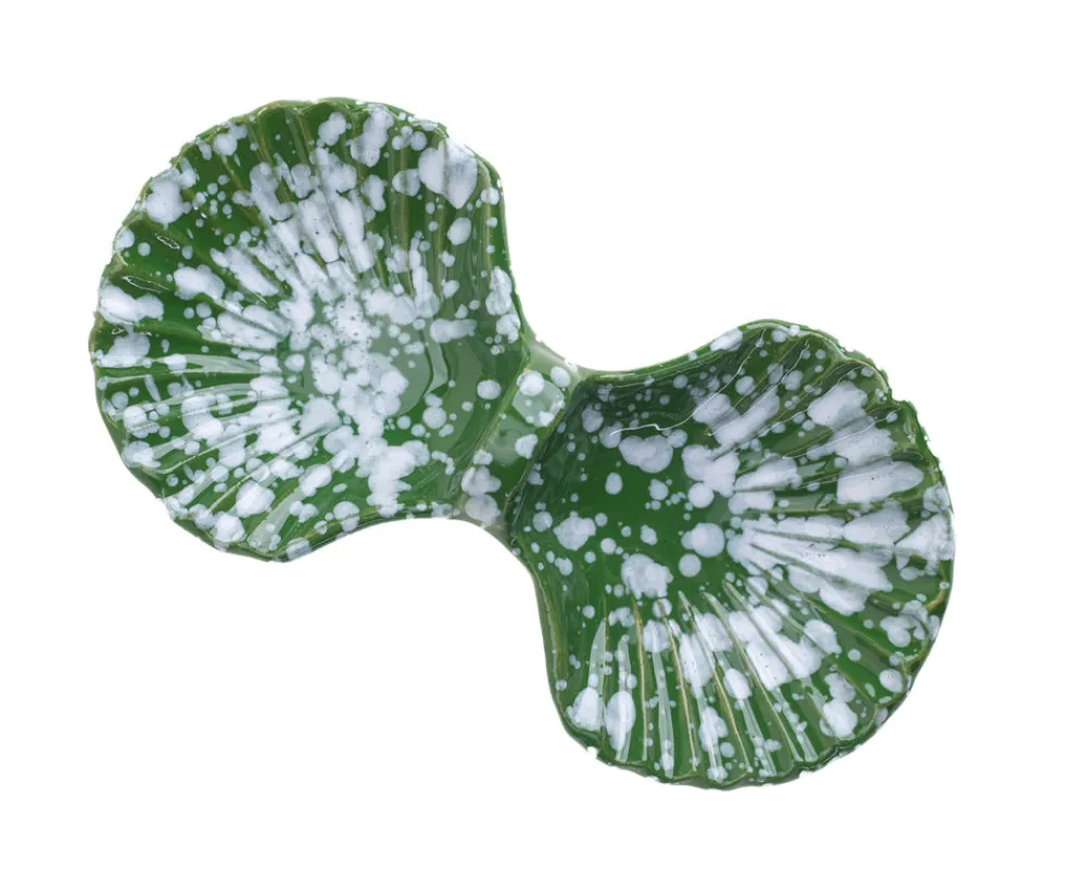 Carolina Irving and Daughters Dinnerware|Anais Double Concha Green