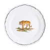 Z.d.G. Dinnerware|Animaux de la Savane Dessert/Side Plate, Tiger