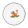 Z.d.G. Dinnerware|Animaux de la Savane Dessert/Side Plate, Monkey