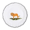 Z.d.G. Dinnerware|Animaux de la Savane Dessert/Side Plate, Lion