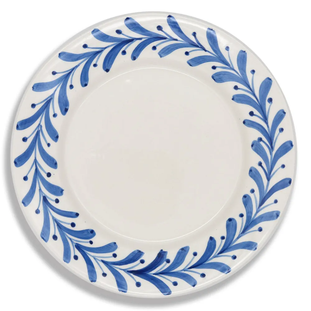 Carolina Irving and Daughters Dinnerware|Anna Blue Dinner Plate