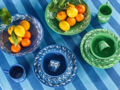 Carolina Irving and Daughters Dinnerware|Anna Blue Reverse Dinner