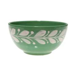 Carolina Irving and Daughters Dinnerware|Anna Reverse Green Cereal Bowl