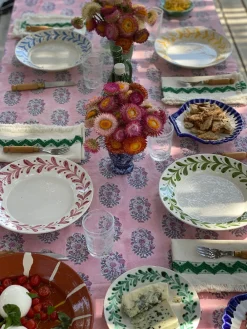 Carolina Irving and Daughters Dinnerware|Anna Viridian Dessert Plate