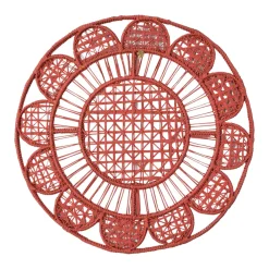 Cabana Place Settings & Linens|Anthea Woven Placemat in Terracotta