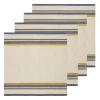 Caravan Place Settings & Linens|Antibes Napkin in Natural & Blue, Set of 4
