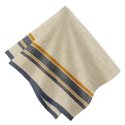 Caravan Place Settings & Linens|Antibes Napkin in Natural & Blue, Set of 4
