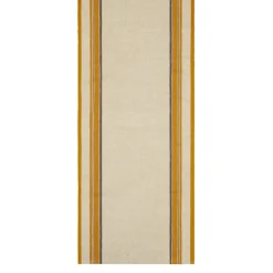 Caravan Place Settings & Linens|Antibes 20x72 Runner in Natural & Mustard