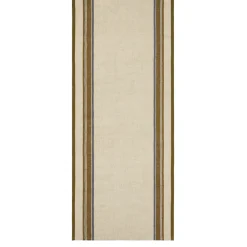 Caravan Place Settings & Linens|Antibes 20x72 Runner in Natural & Green