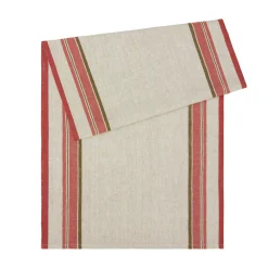 Caravan Place Settings & Linens|Antibes 20x72 Runner in Natural & Sherbert