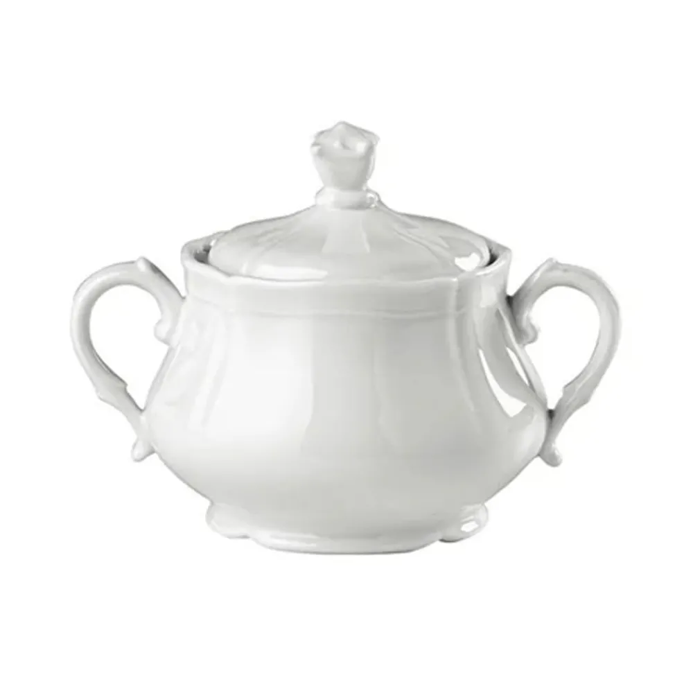 Ginori 1735 Dinnerware|Antico Doccia Sugar Bowl with Cover