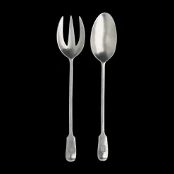 Match Dinnerware|Antique Serving Fork & Spoon Set