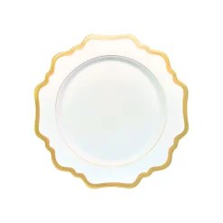 Anna Weatherley Dinnerware|Antique White B&B in Gold Rim
