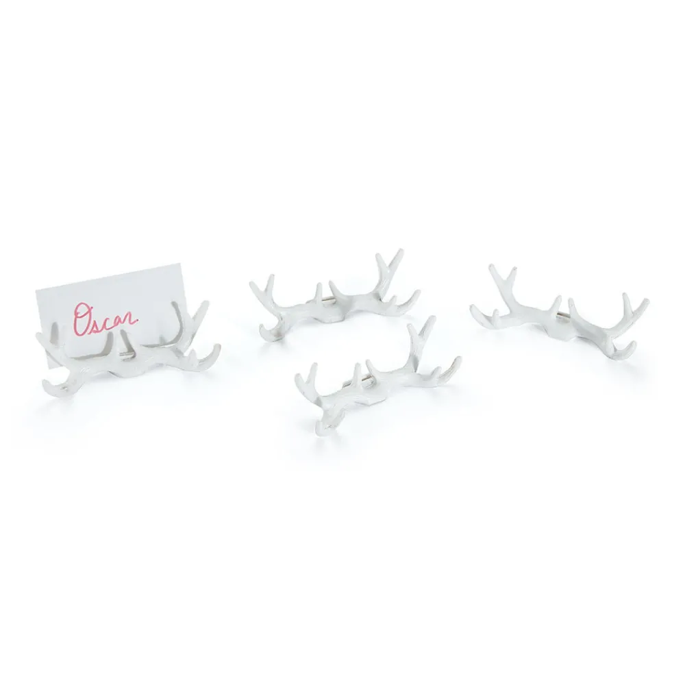 Chefanie Place Settings & Linens|Antler Placecard Holders, Set of 4